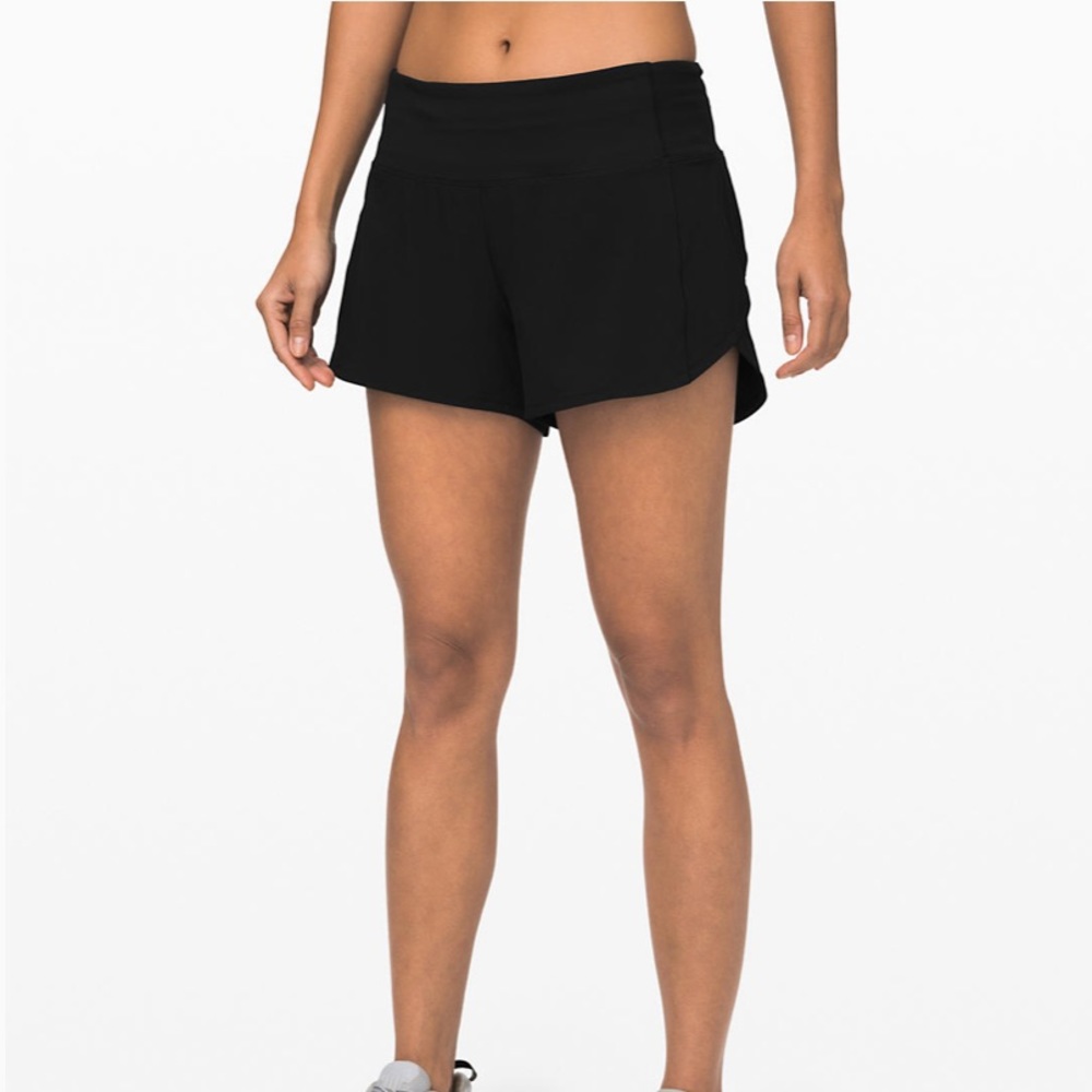 black lulu shorts